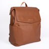 tan leather concealed carry backpack for women, diaper bag