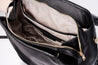 black leather concealed carry backpack for women, diaper bag