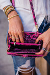 Close up of the Muddy Girl Wallet Clutch by Kinsey Rhea