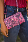 Close up of the Muddy Girl Wallet Clutch by Kinsey Rhea